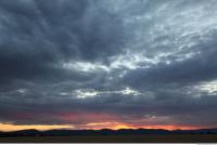 Photo Texture of Sunset Sky 0001 